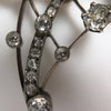 Art Nouveau Old Russian Antique Diamond Pendant-Zolotnik Makers Mark