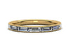 Baguette Channel Band Yellow Gold