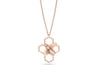 Bee Pendant Honeycomb Necklace Solid Gold
