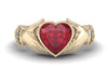 Heart in My Hands Claddagh Ring