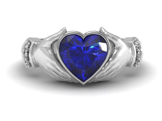 Heart in My Hands Claddagh Ring
