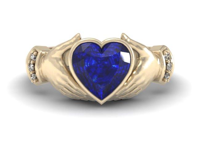 Heart in My Hands Claddagh Ring