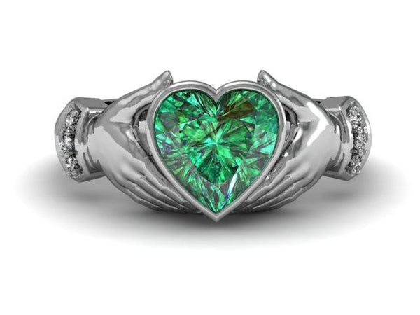 Heart in My Hands Claddagh Ring