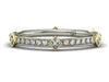 Jayine Band Custom Design - Unique Stacking Wedding Ring - Bostonian Jewelers