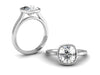 Custom Bezel Solitaire Engagement Ring Boston's Best Jeweler