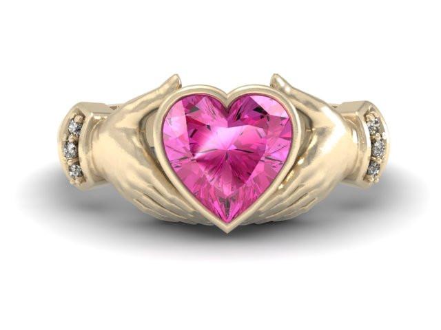 Heart in My Hands Claddagh Ring