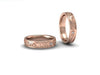 Vines Collection Band with Diamonds - Rose