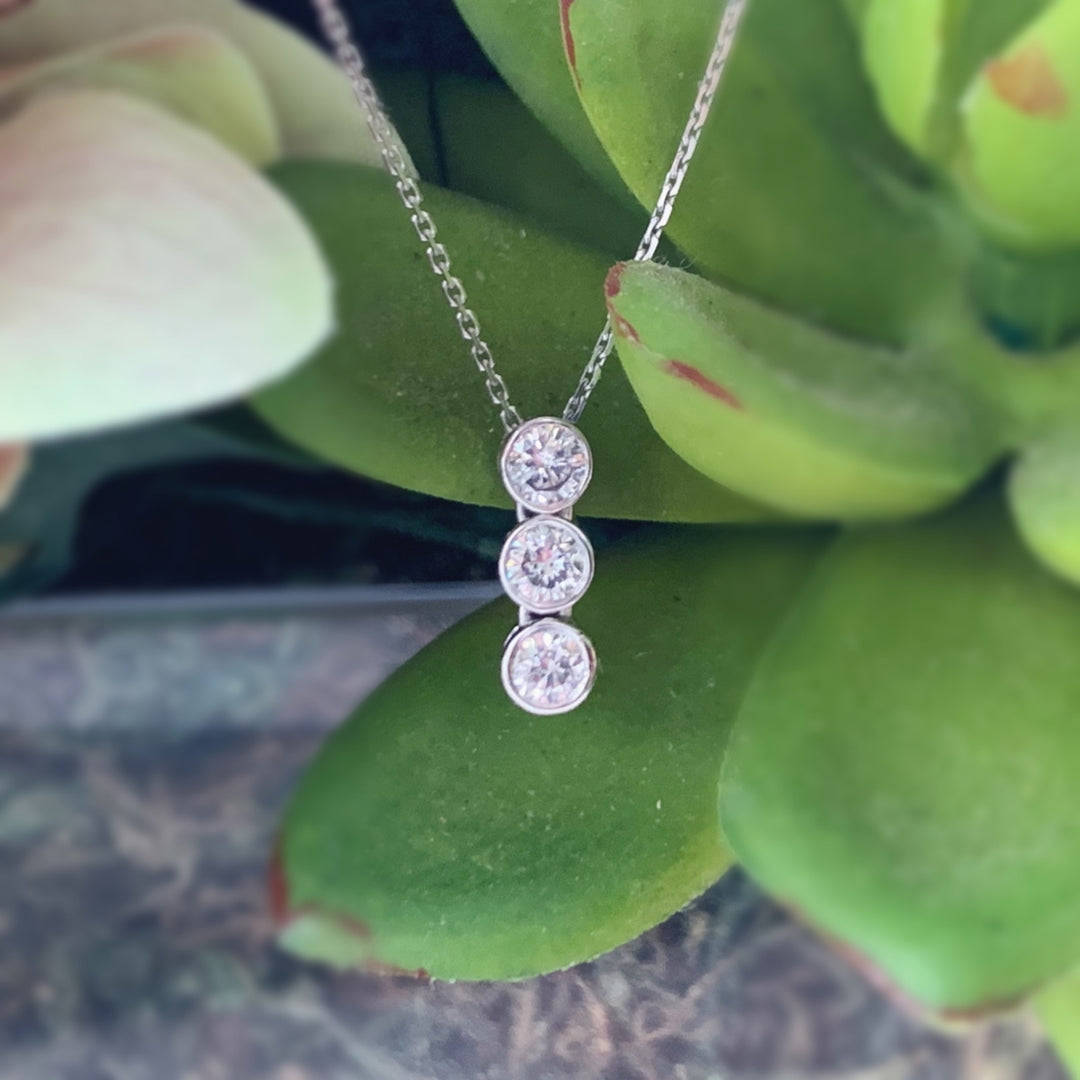 Trio Diamond Necklace