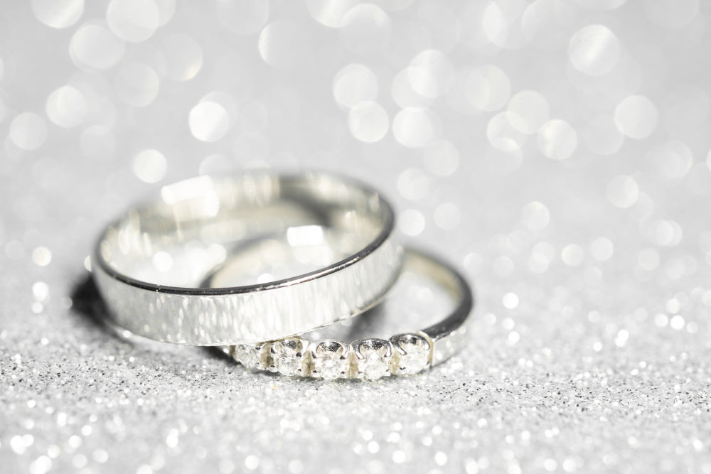 Platinum Bypass Engagement Ring Setting - Bold Modern Design