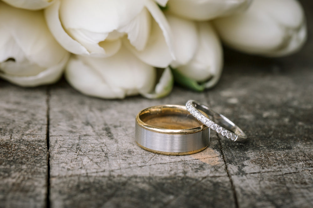 Mens wedding bands that shatter shop