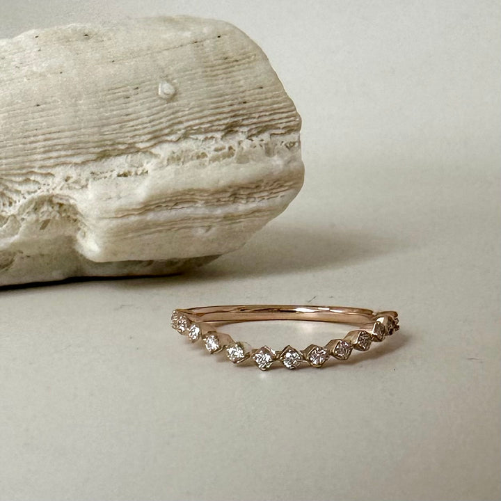 Contentment Band- 14k Peach Gold