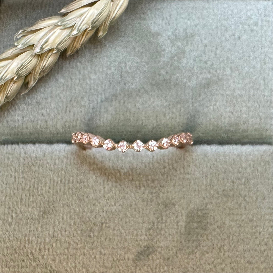 Contentment Band- 14k Peach Gold