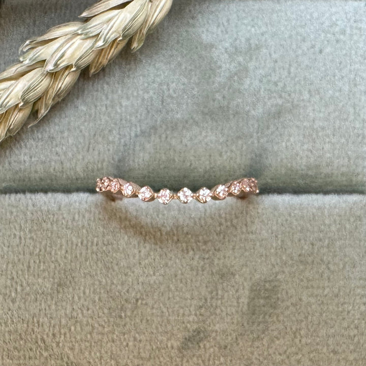 Contentment Band- 14k Peach Gold