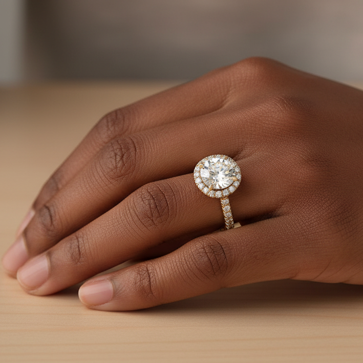 Bostonian Adrianne - Custom Engagment Ring