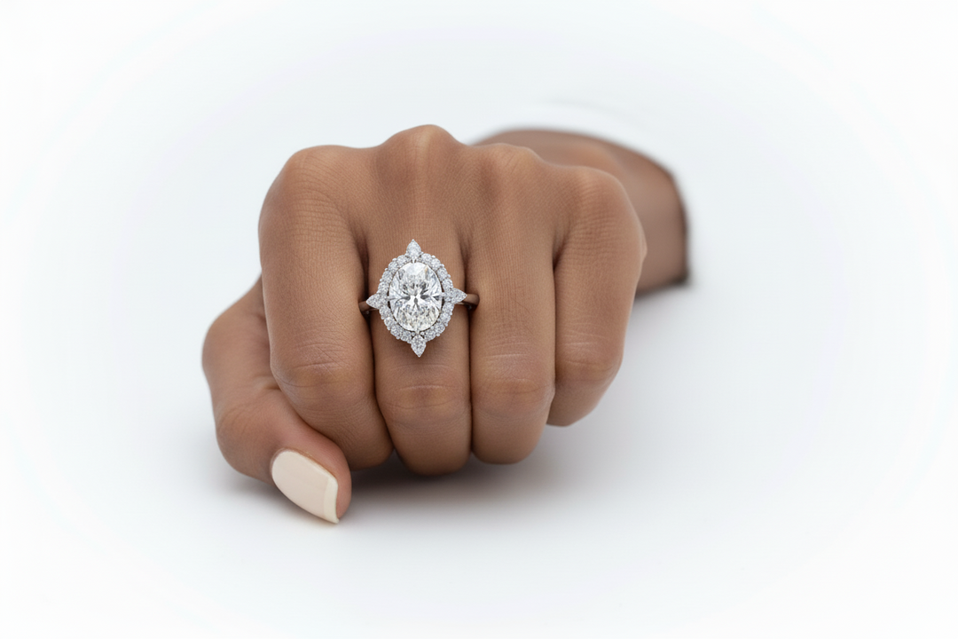 Alaina - Inspired Halo - Oval