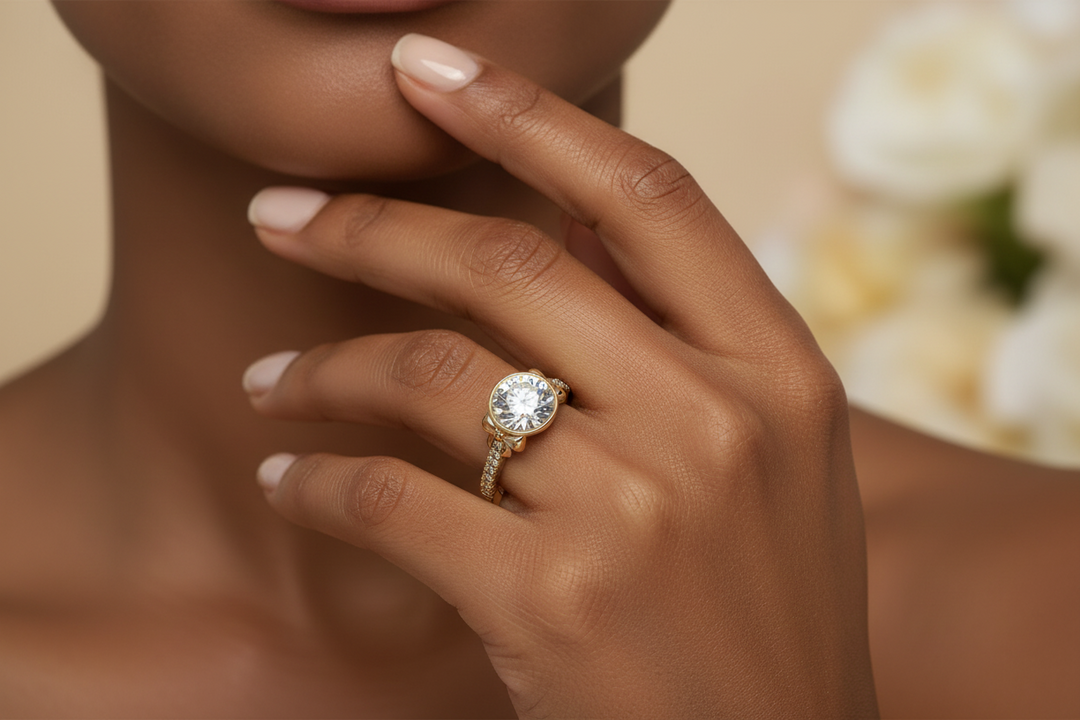 Bostonian Bow - Unique Engagement Ring