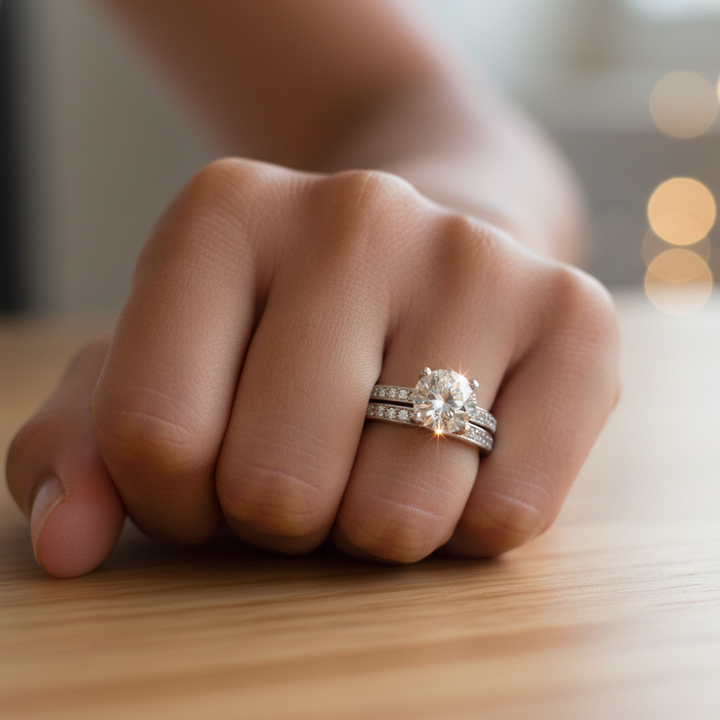 Bostonian Brighton - Classic Lab-Diamond Engagement Ring