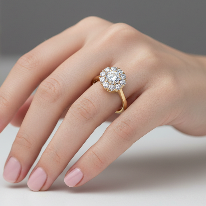 Bostonian Brooke -  Custom Engagement Ring
