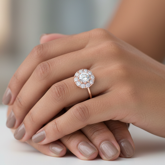 Bostonian Brooke -  Custom Engagement Ring