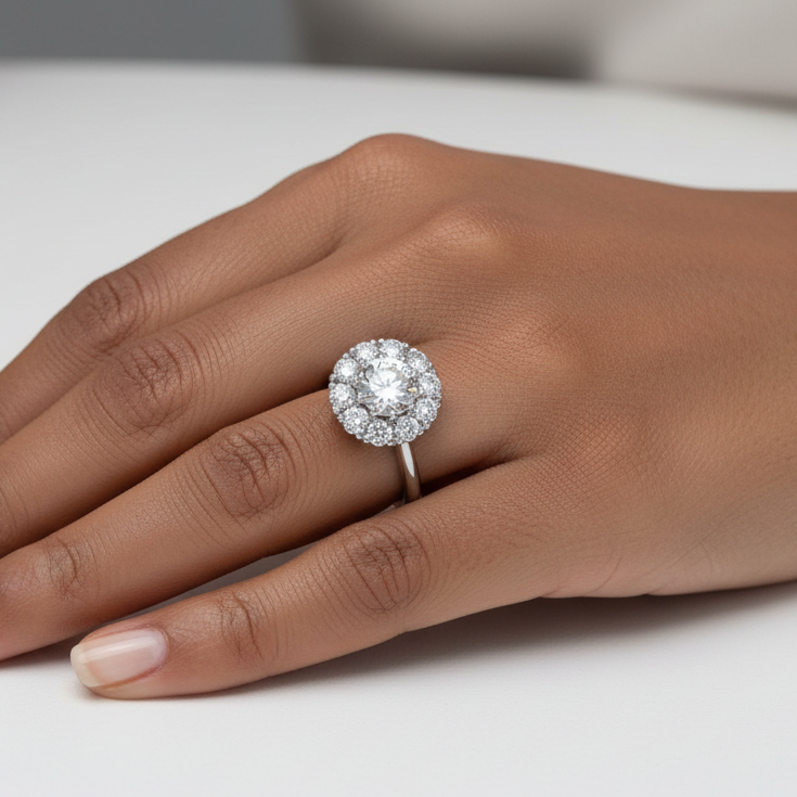 Bostonian Brooke -  Custom Engagement Ring
