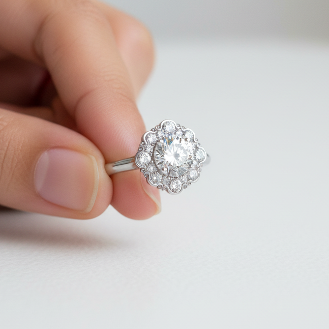 Bostonian Charlotte - Custom Engagement Ring