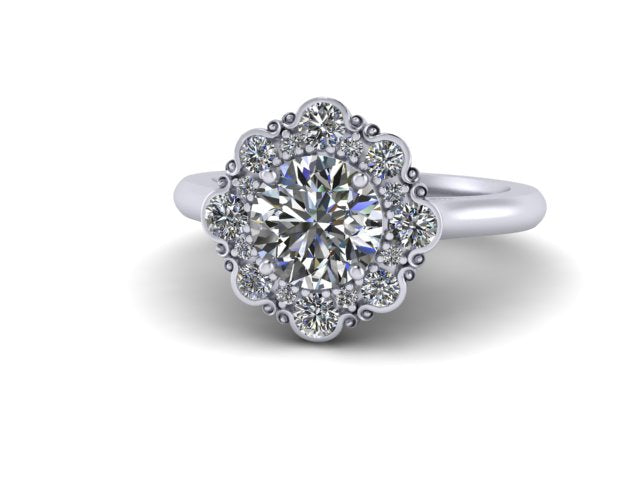 Bostonian Charlotte - Custom Engagement Ring