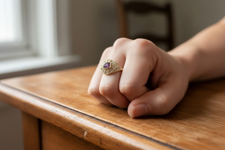 Amelia Vintage Inspired Ring