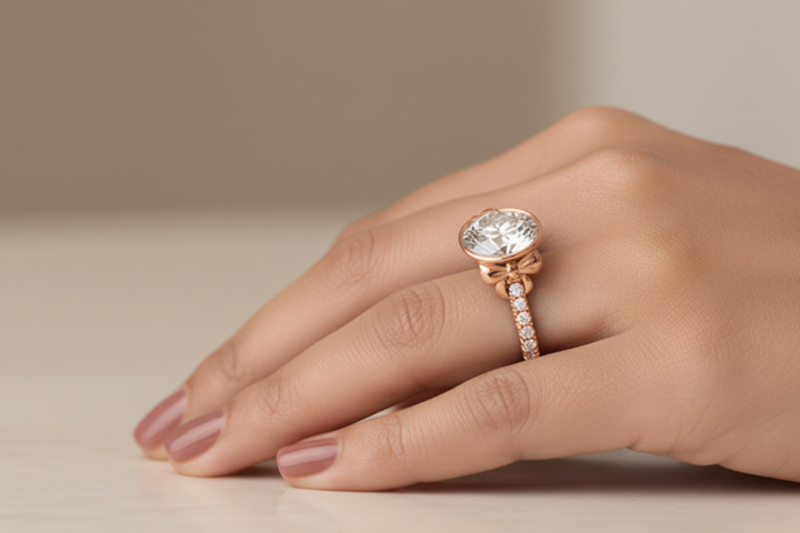 Bostonian Bow - Unique Engagement Ring