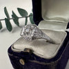 Art Deco Diamond Engagement Ring