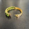 Vintage Peridot Bangle Bracelet