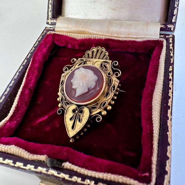 Victorian Agate Cameo