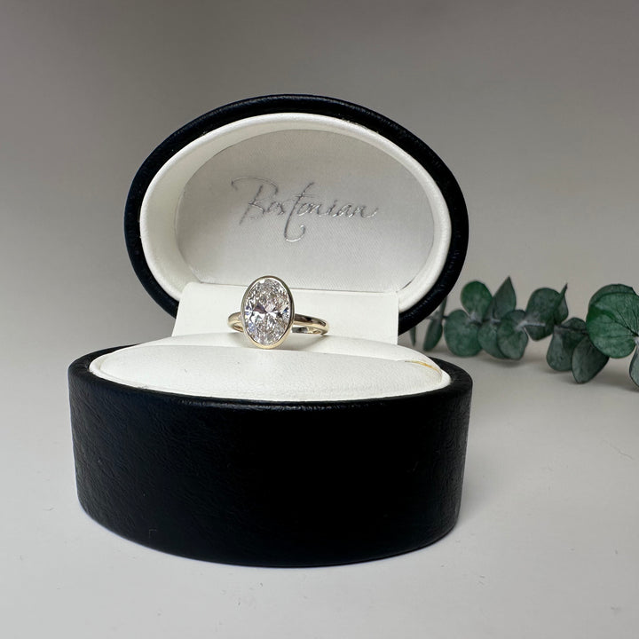 Bostonian Modern Solitaire Engagement Ring
