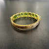 Vintage Peridot Bangle Bracelet