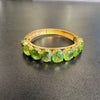 Vintage Peridot Bangle Bracelet