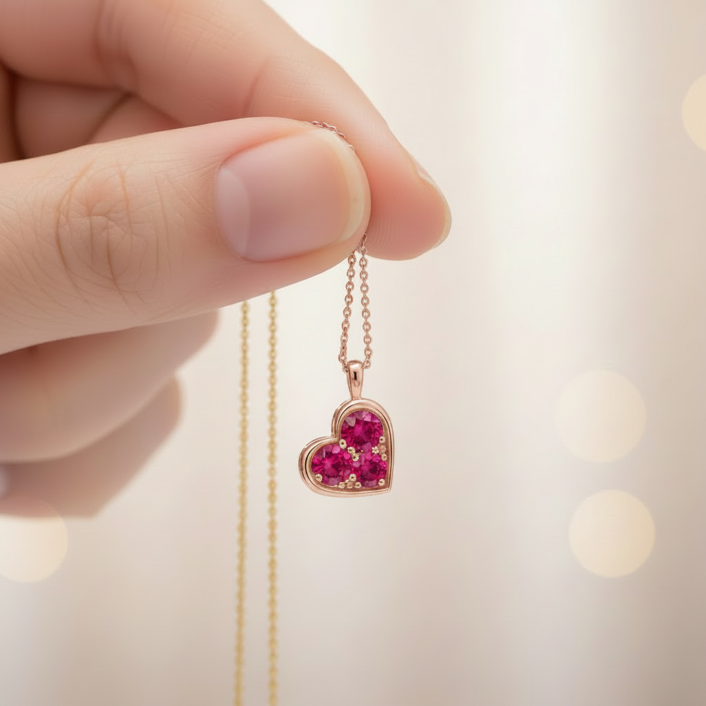 Heartbeat - Mini Heart Necklace