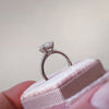 Elenore Pave Band Engagement Ring