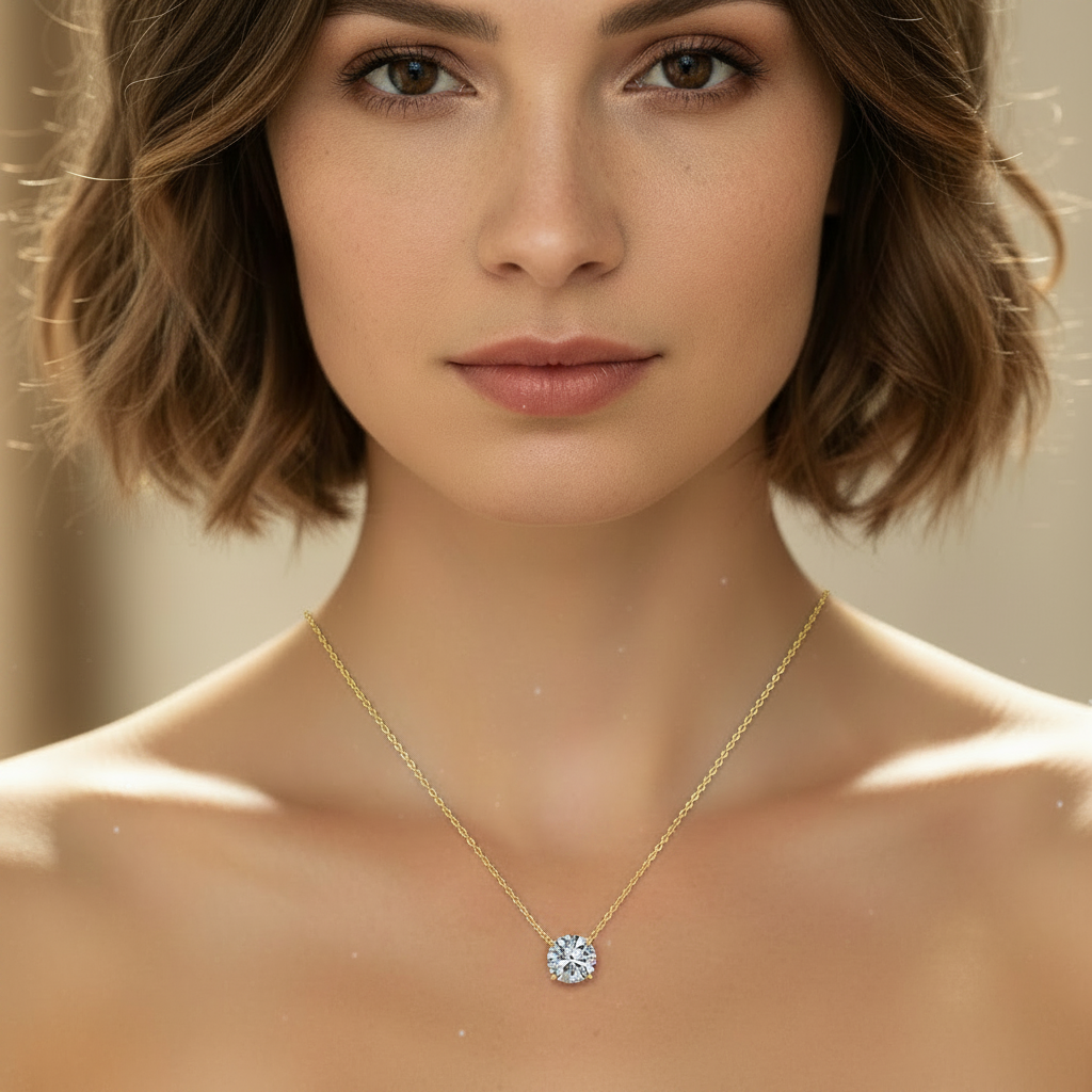 Radiance Solitaire - Lab Diamond - Round Shape