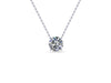 Radiance Solitaire Round Lab Diamond Necklace