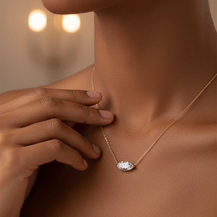 Radiance Solitaire- Lab Diamond - Marquis