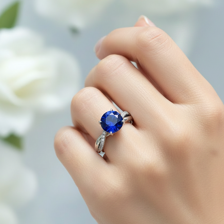Norline Crossover Lab-Grown Diamond Engagement Ring