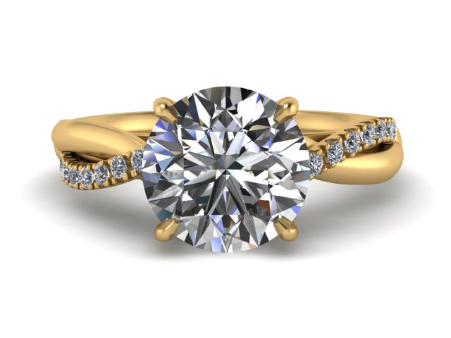 Bostonian Norleen Crossover Engagement Ring