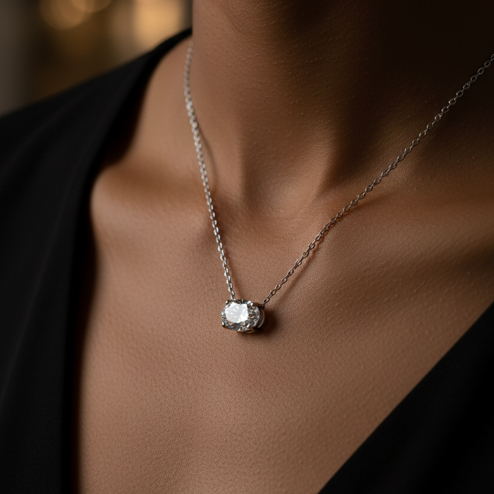 Radiance Solitaire - Lab Diamond - Oval Shape