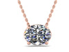 Radiance Solitaire Oval Lab-Grown Necklace