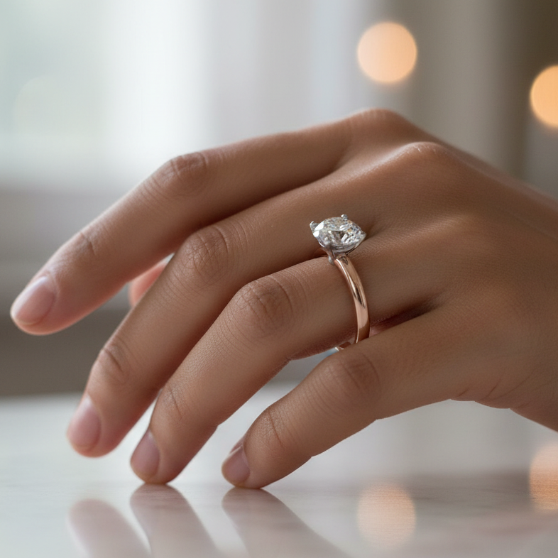 Bostonian Ponte Solitaire Engagement Ring