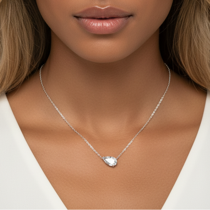 Radiance Solitaire - Lab-Grown Diamond -Pear Shape