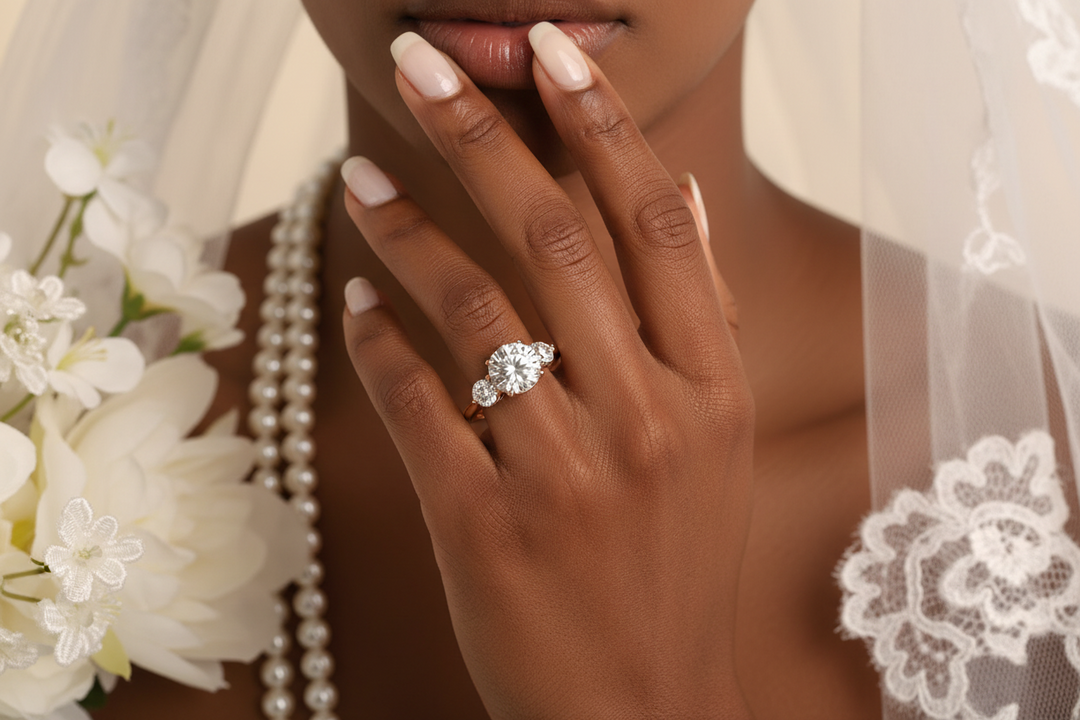 The Bostonian Three Stone Ring