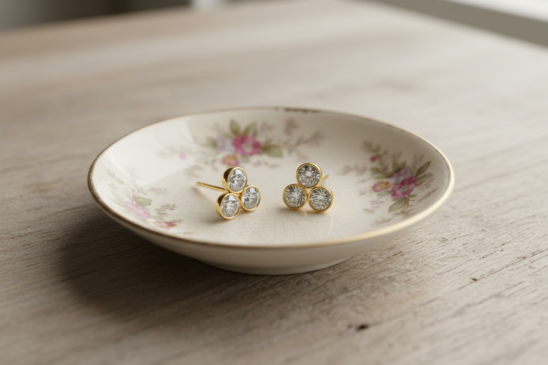 The Bostonian Trinity Cluster Earrings