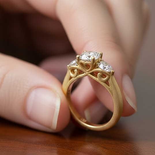 Bostonian Vines Engagement Ring