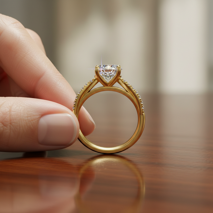 Norline Crossover Lab-Grown Diamond Engagement Ring