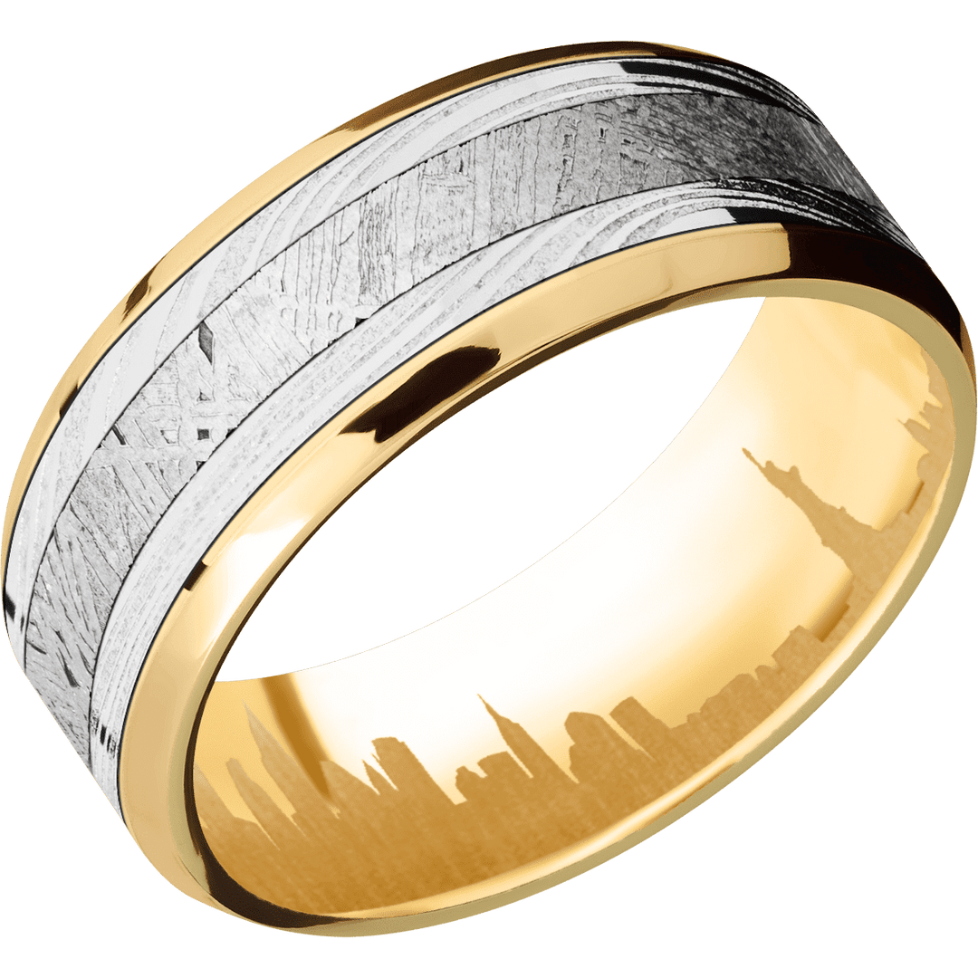 14K Yellow Gold + Polish , Polish Finish